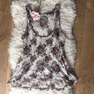 🛍 Painted Threads sheer tank top